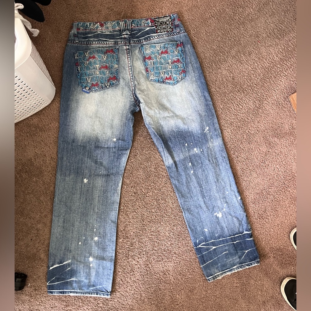 Akademiks embroidered jeans